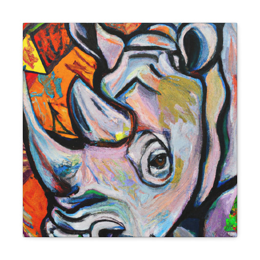 Rhinoceros Majestic Beauty - Canvas