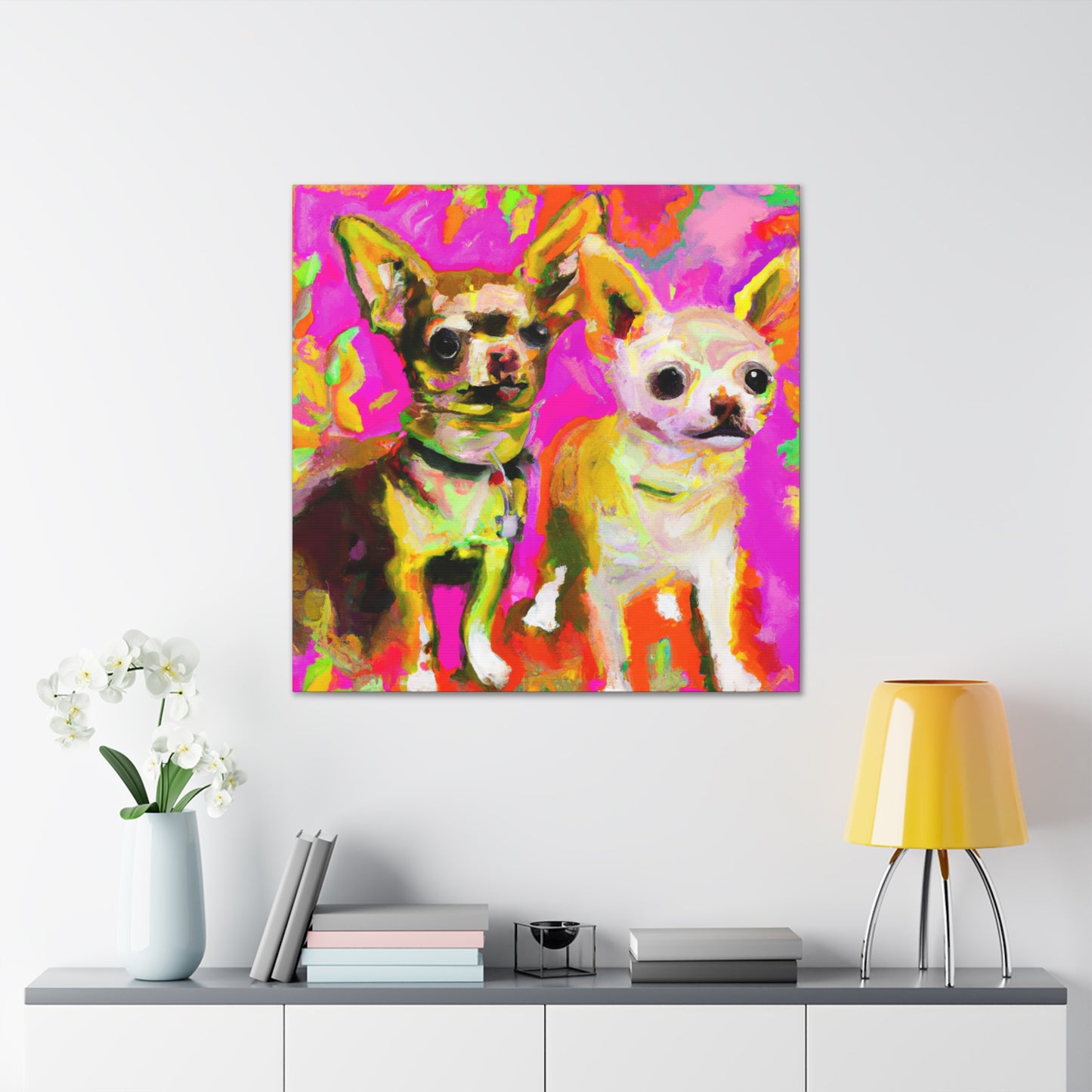 Chihuahua Impressionism - Canvas