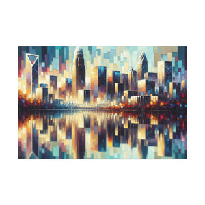 "Urban Euphoria: Charlotte Reverie" - Canvas