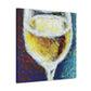 "Wine Glass Enraptured". - Canvas