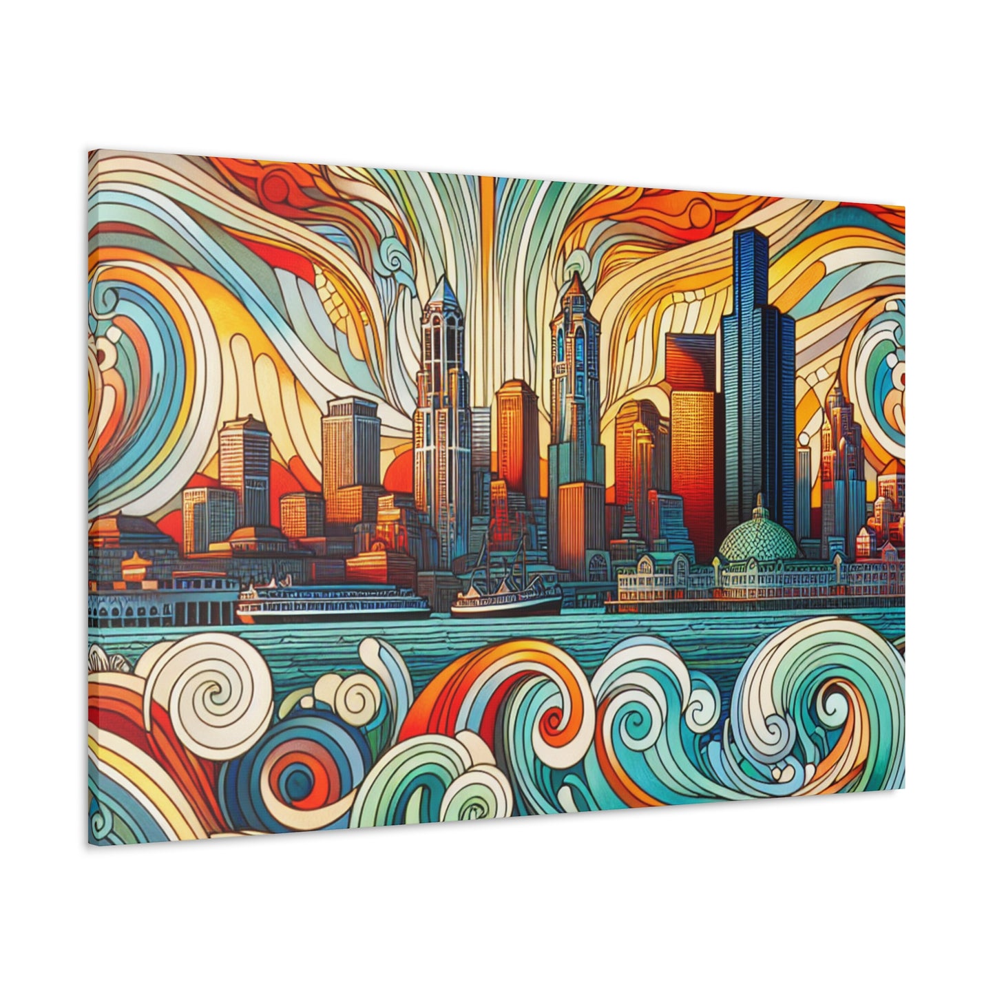 Emerald City Blossom - Canvas