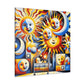 Joyful Celestial Encounters - Canvas