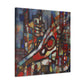 "Futurist Art Nouveau" - Canvas