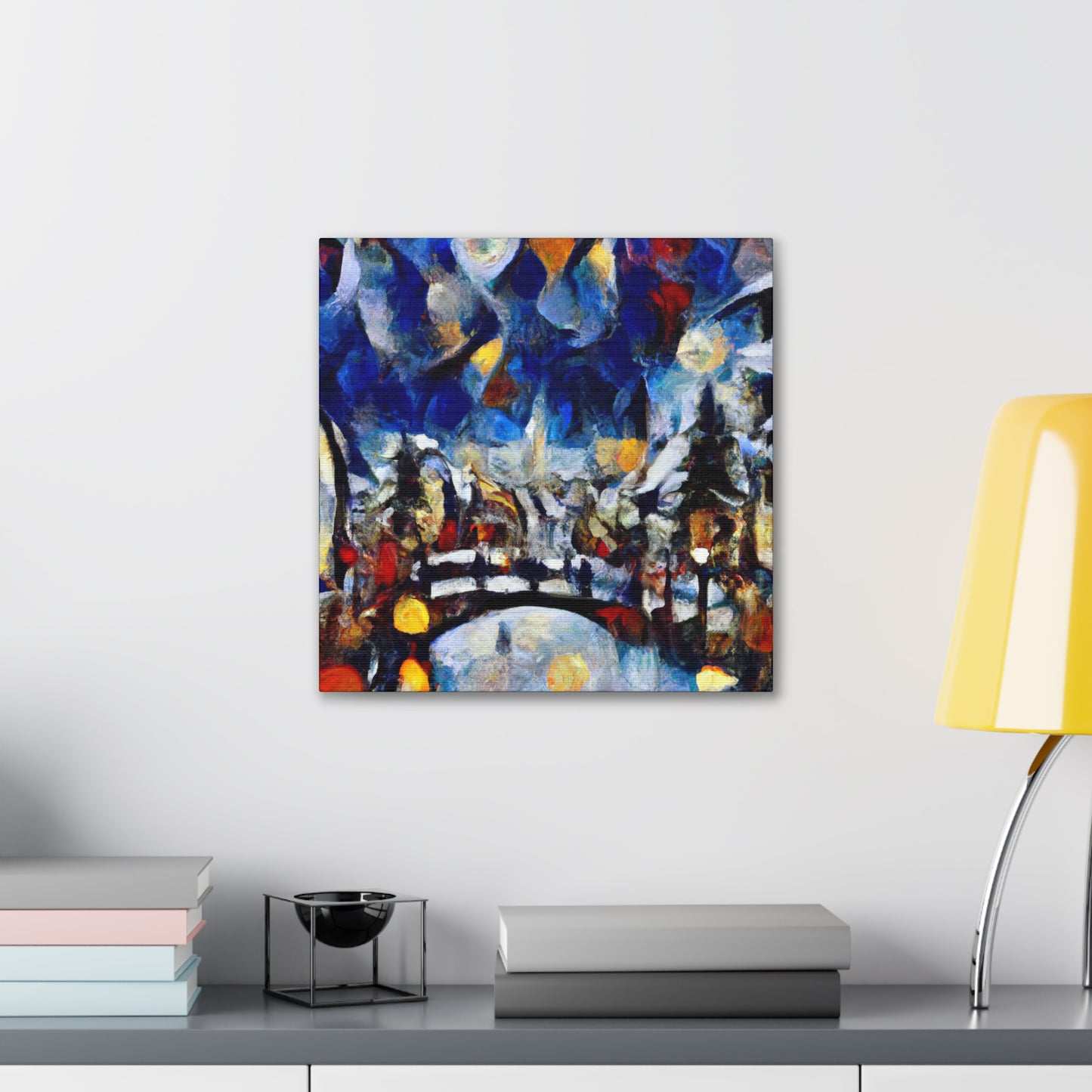 Urban Cityscape Scene - Canvas