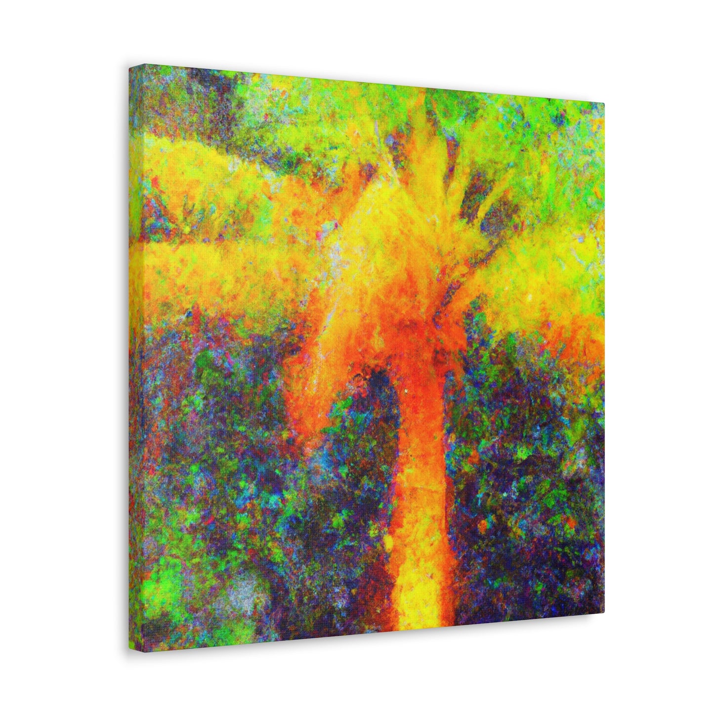 Palm Tree Impressionism - Canvas