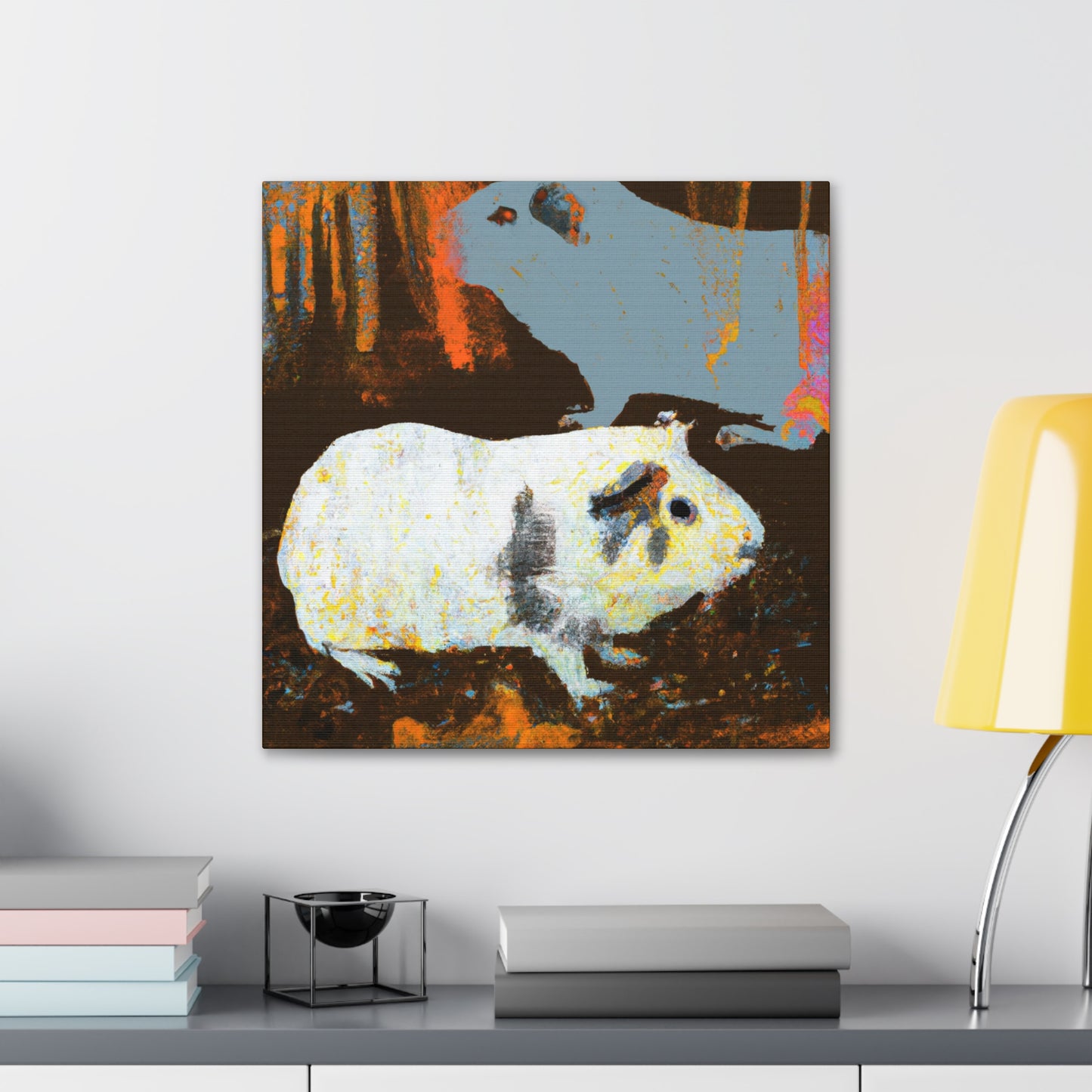 Guinea Pig Expressionism - Canvas