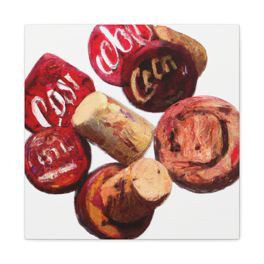 "Corks and Chardonnay" - Canvas