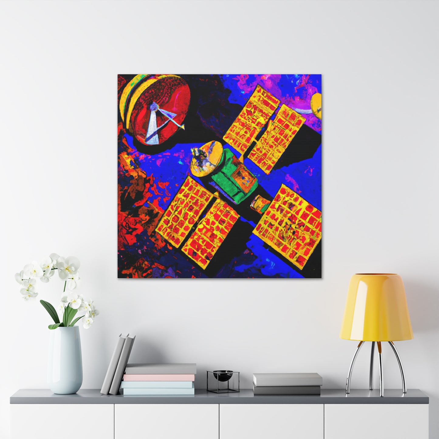 "Satellites in Fauvism" - Canvas