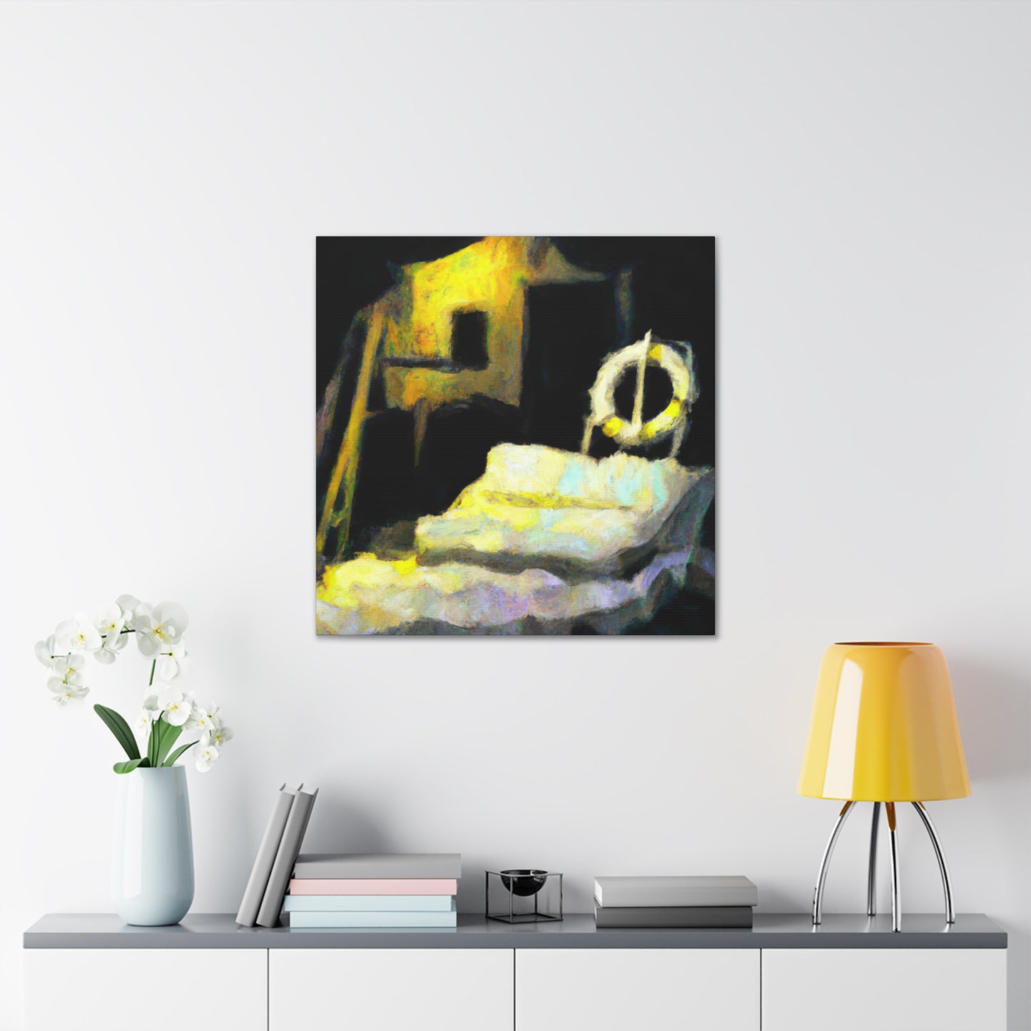 Life Under the Raft - Canvas