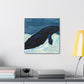 Bowhead Whale Abstraction - Canvas