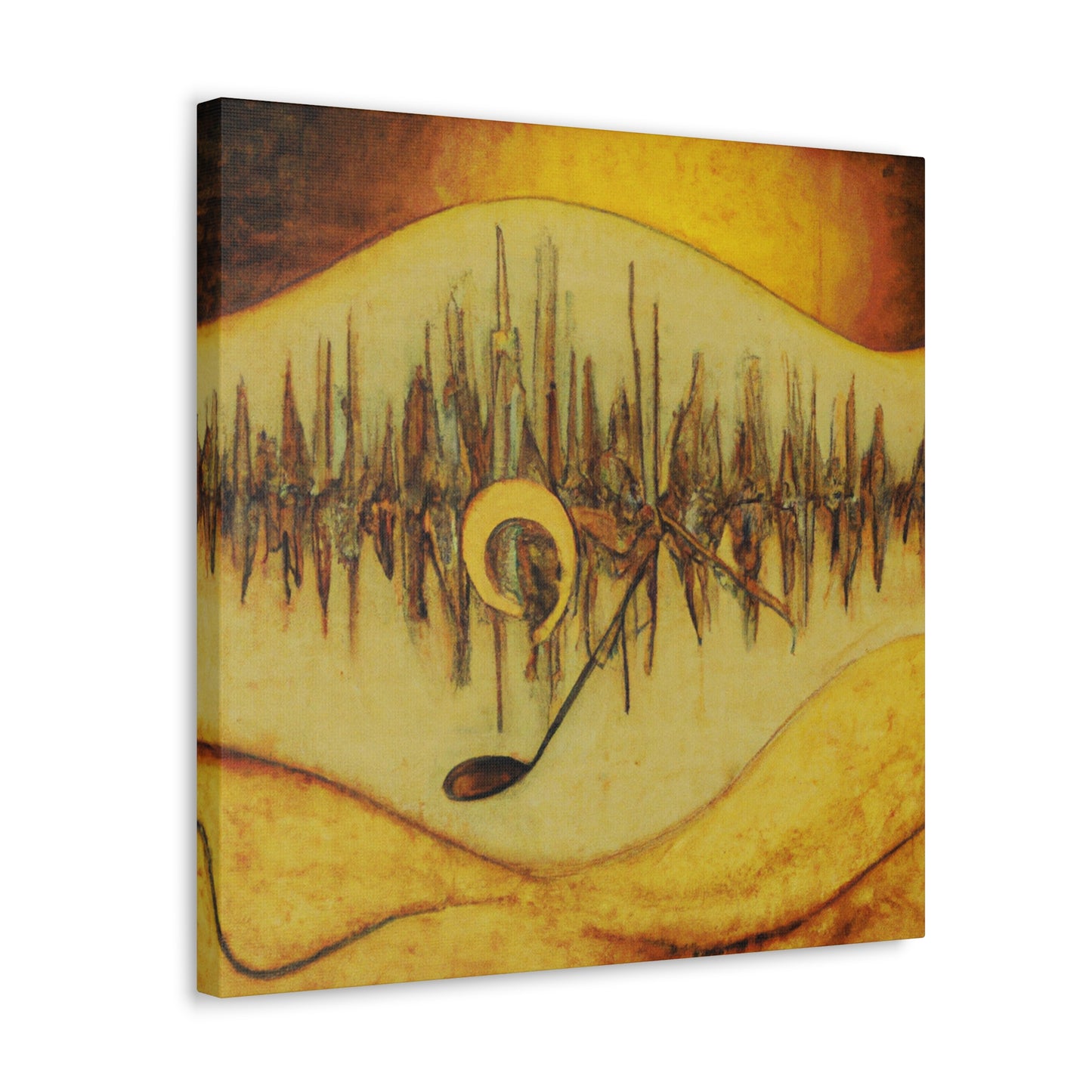 "Sonic Vibrations Echo" - Canvas