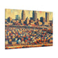 "Vibrant Hues of Omaha" - Canvas