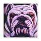 "Engrossed English Bulldog" - Canvas