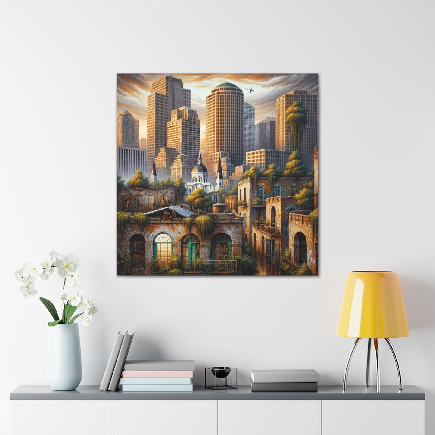 "Spectacle of Crescent City" - Canvas