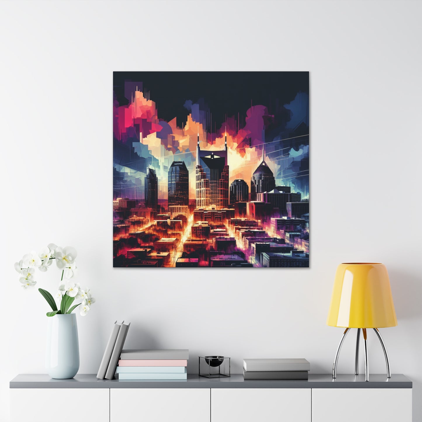 "Musical Urban Symphony" - Canvas