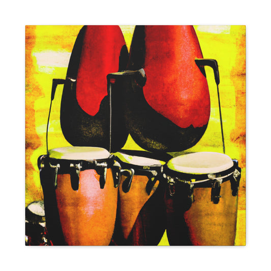 "Bongo Drumming Surrealism" - Canvas