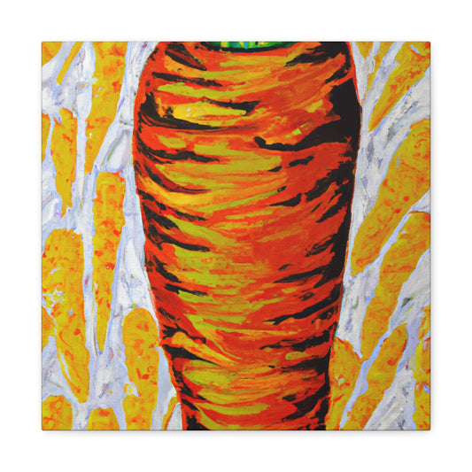 Carrot Pop Art Boom - Canvas