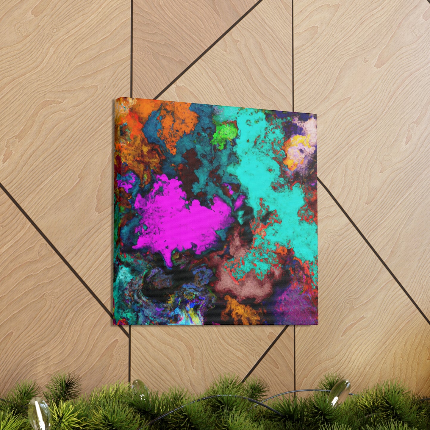 Radiating Hues Melody - Canvas