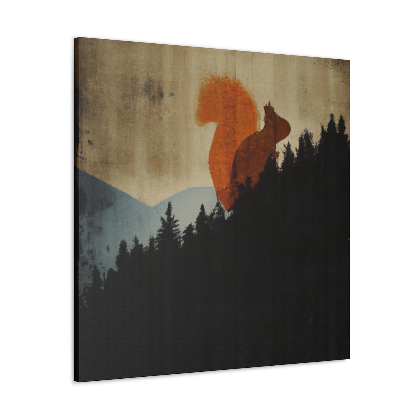 Squirrel Minimalism Dream - Canvas