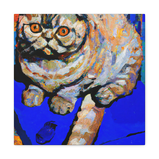 Folded Feline Sublime - Canvas