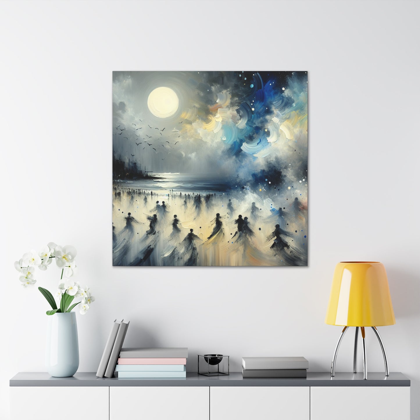 Luminescent Nocturnal Celebration - Canvas