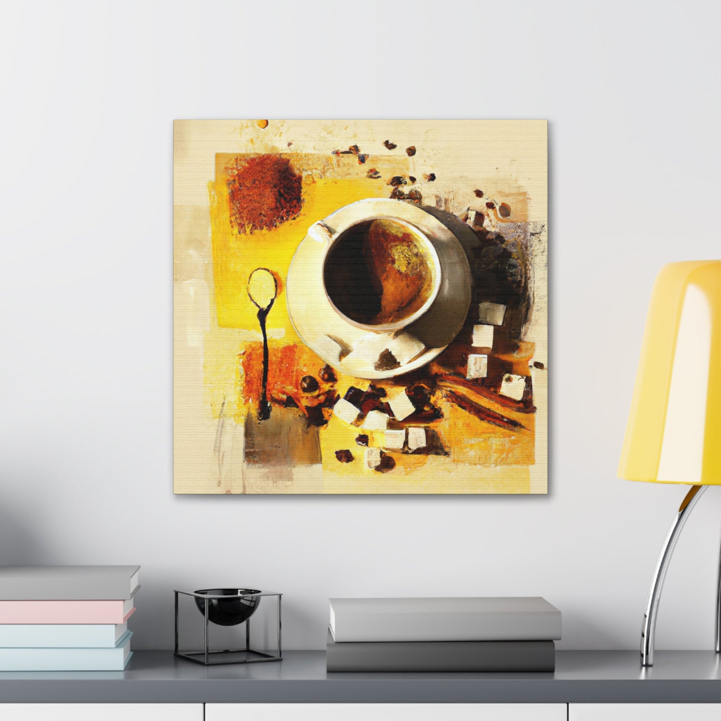 Coffee Time Reflection - Canvas