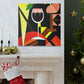 A Toast to Wine - Canvas