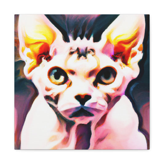 Devon Rex Delightful - Canvas