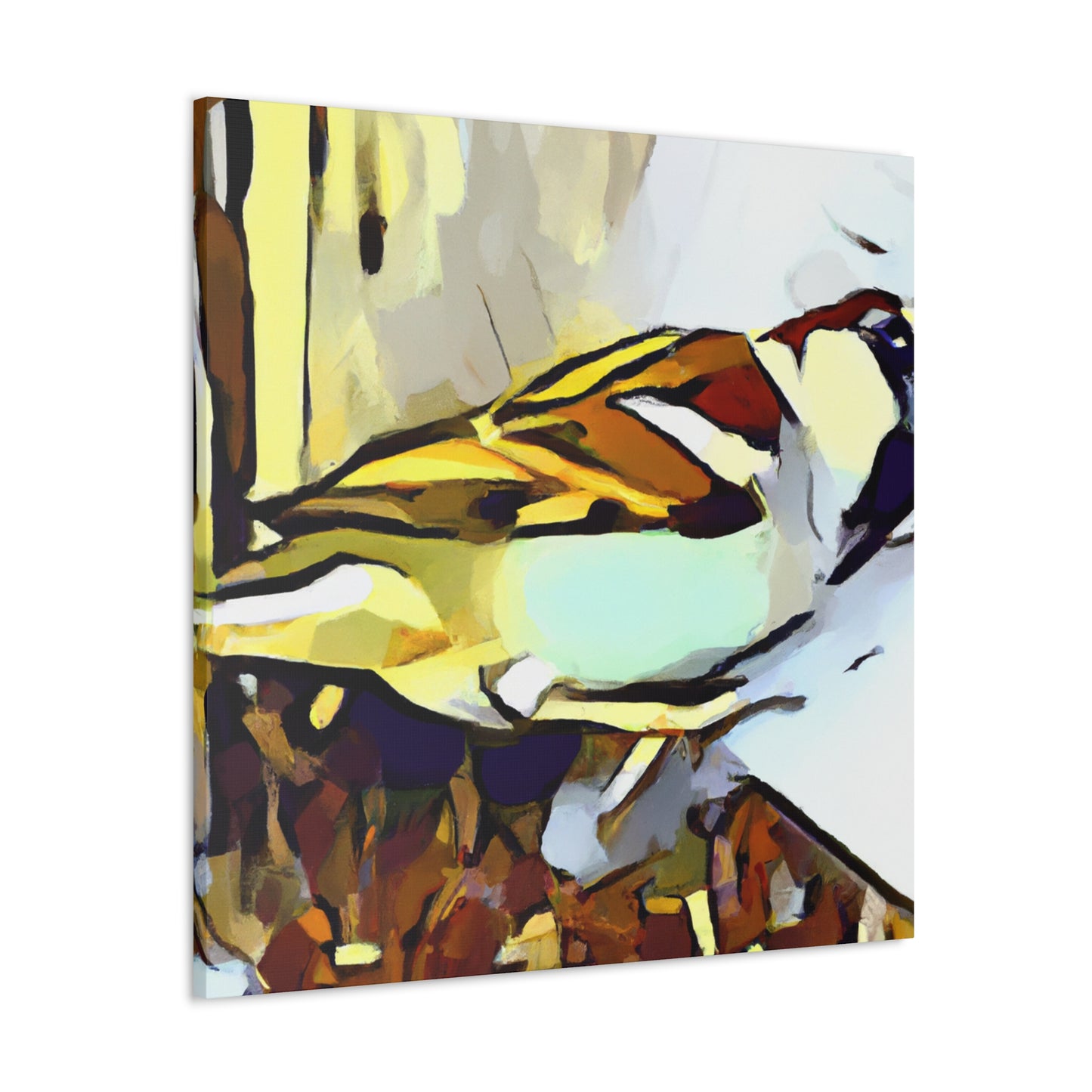 House Sparrow Abstraction - Canvas