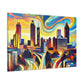 Peachtree Ascending Skyscrapers - Canvas