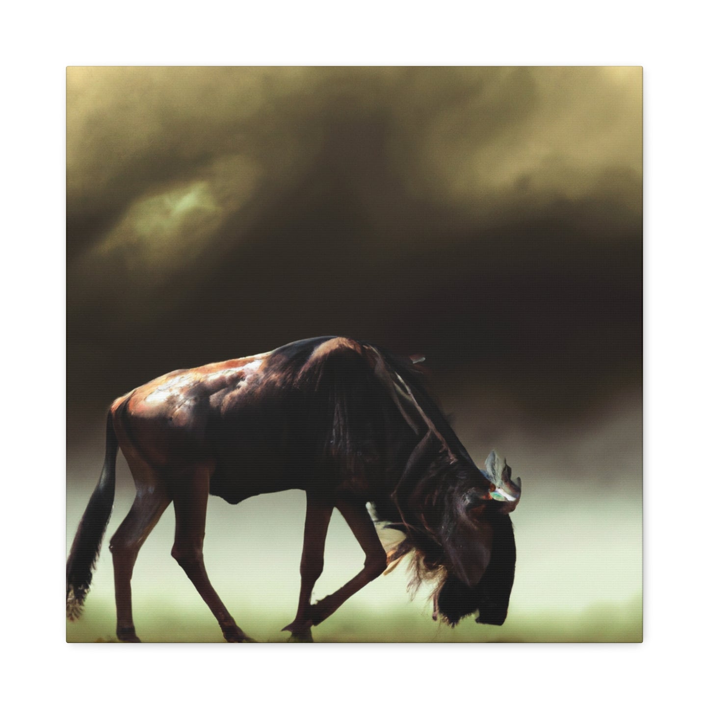 Wildebeest In Flux - Canvas