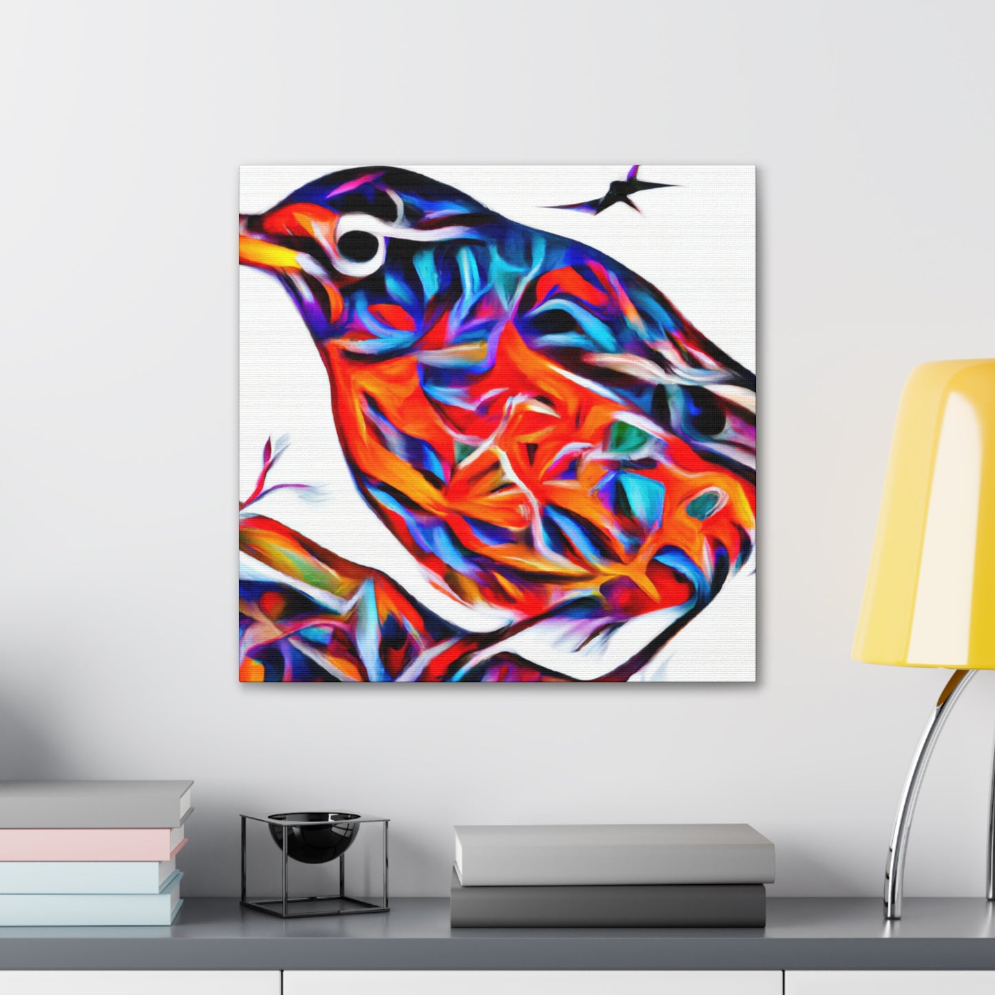 A Homage to Robins - Canvas