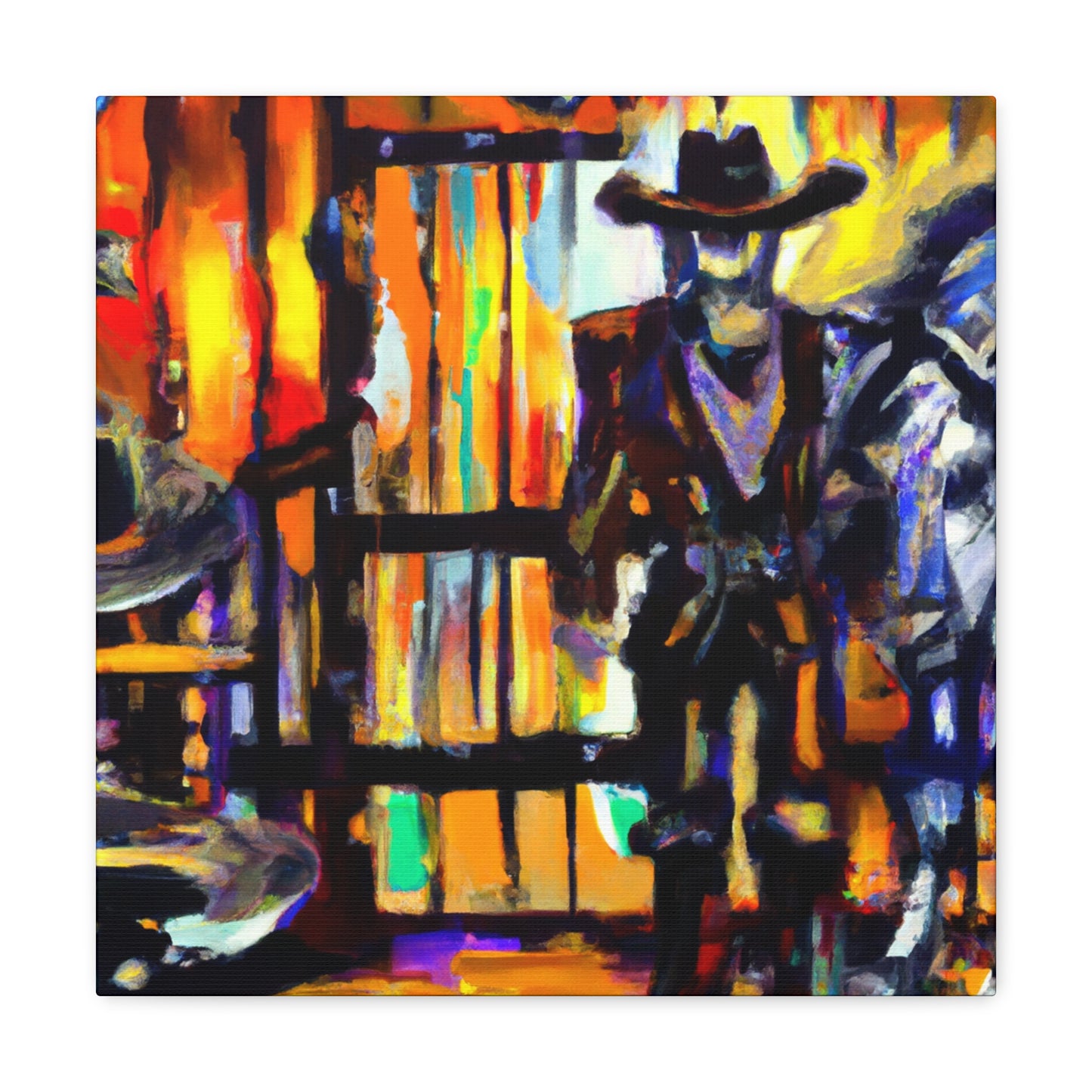 Saloon in Impressionism - Canvas