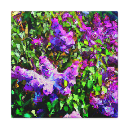 Lilac Utopia Painting - Canvas