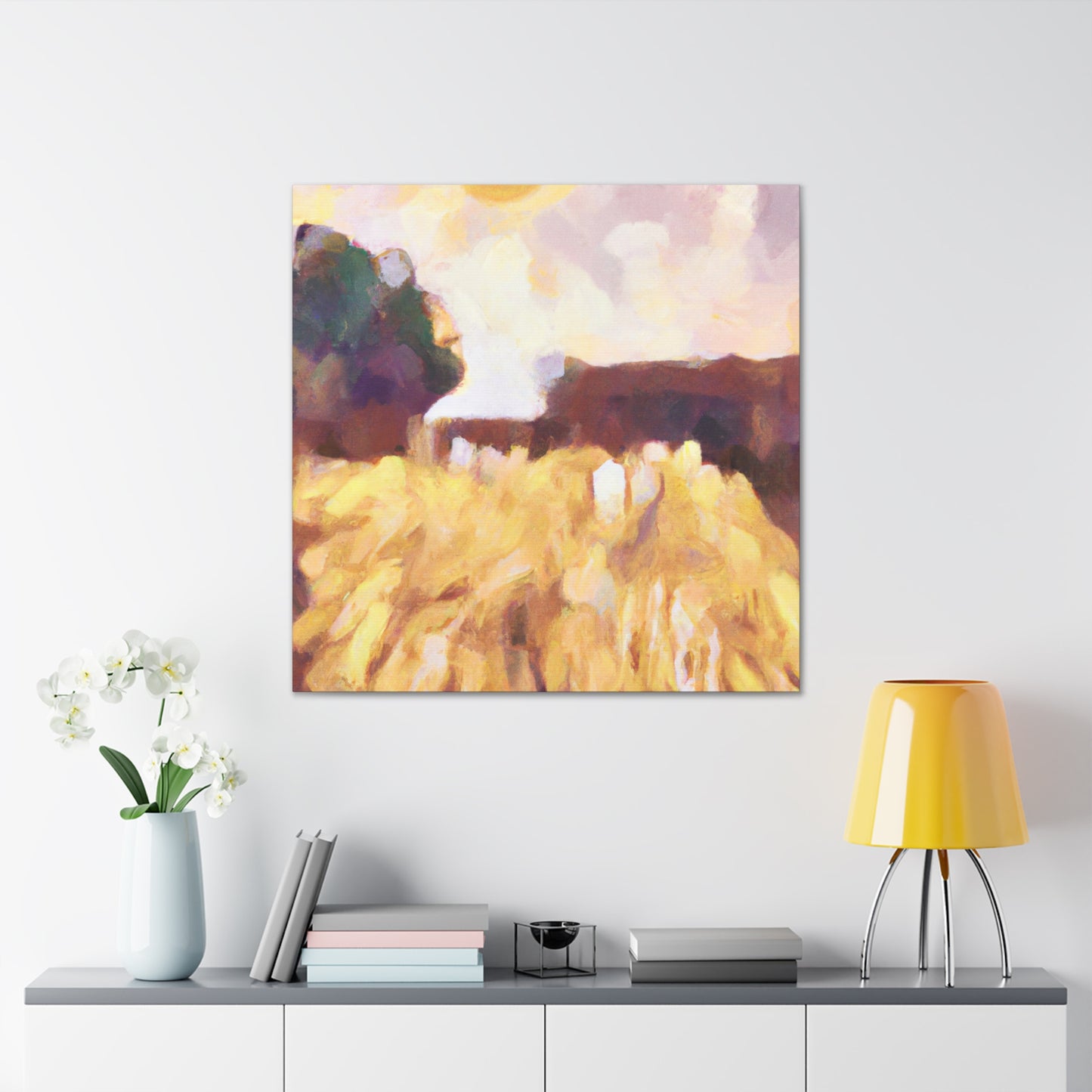 "Hay Field Illumination" - Canvas