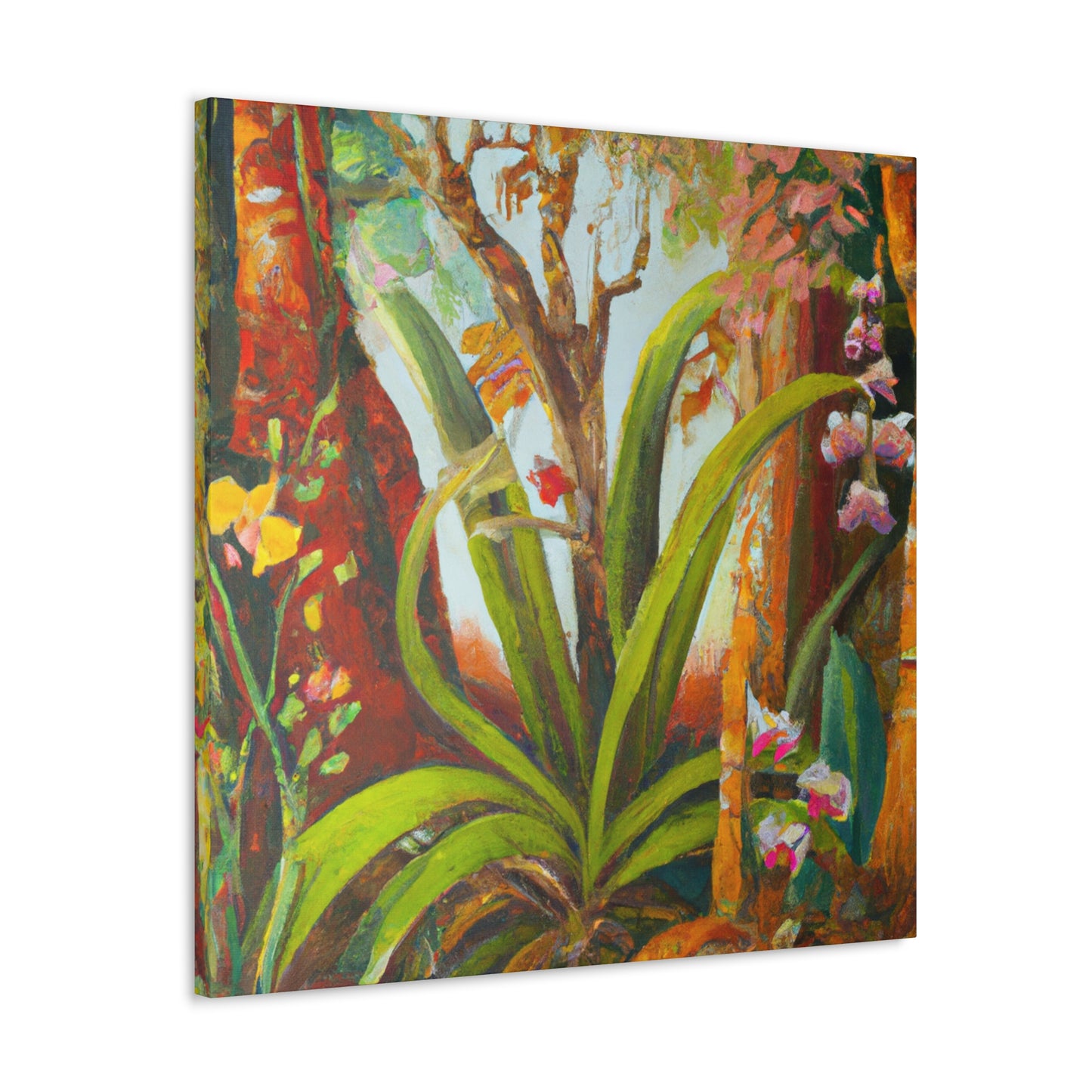 The Orchid's Splendor - Canvas