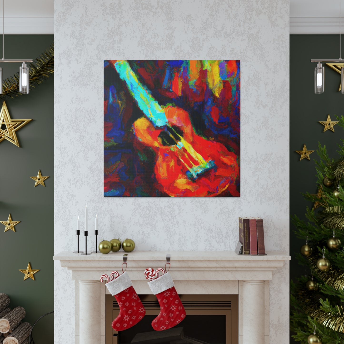 "Ukelele at Sunrise" - Canvas