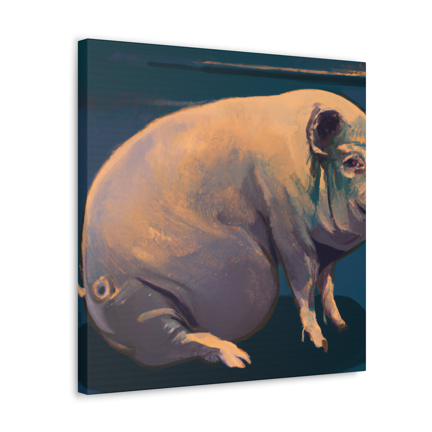 Pig as Pig Can - Canvas