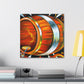 "Whiskey In a Barrel" - Canvas