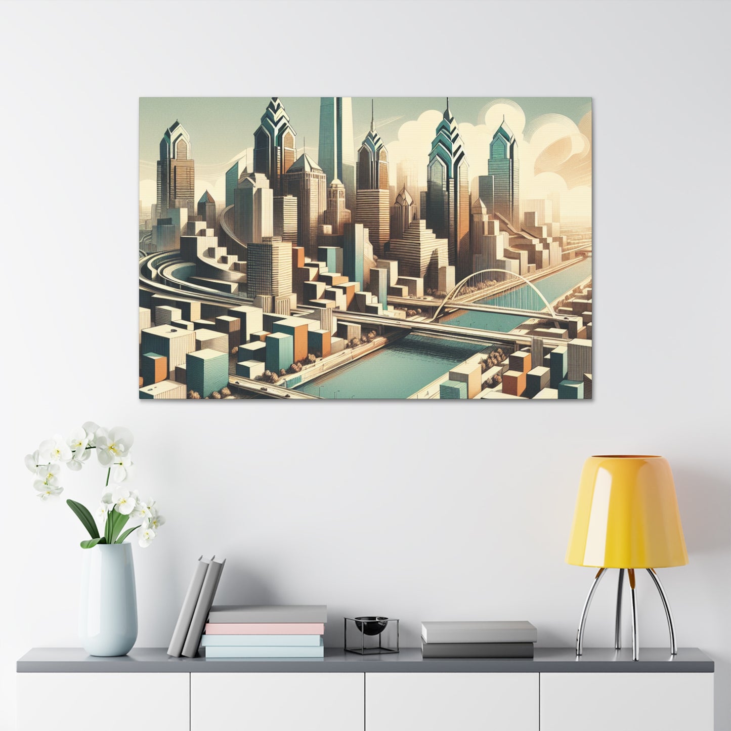 "Urban Symphony Transcended" - Canvas