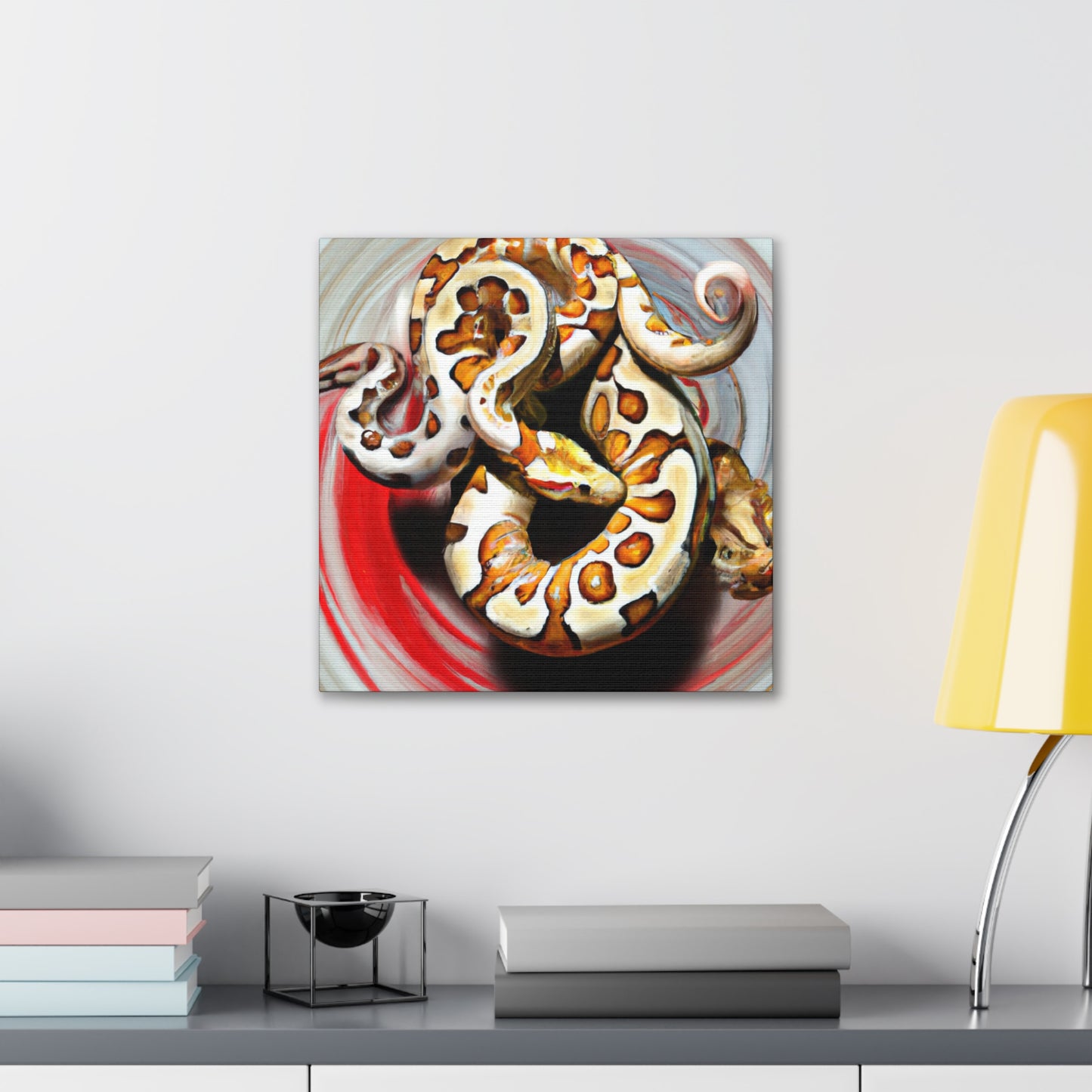 "Python Dancing in Dreamland" - Canvas