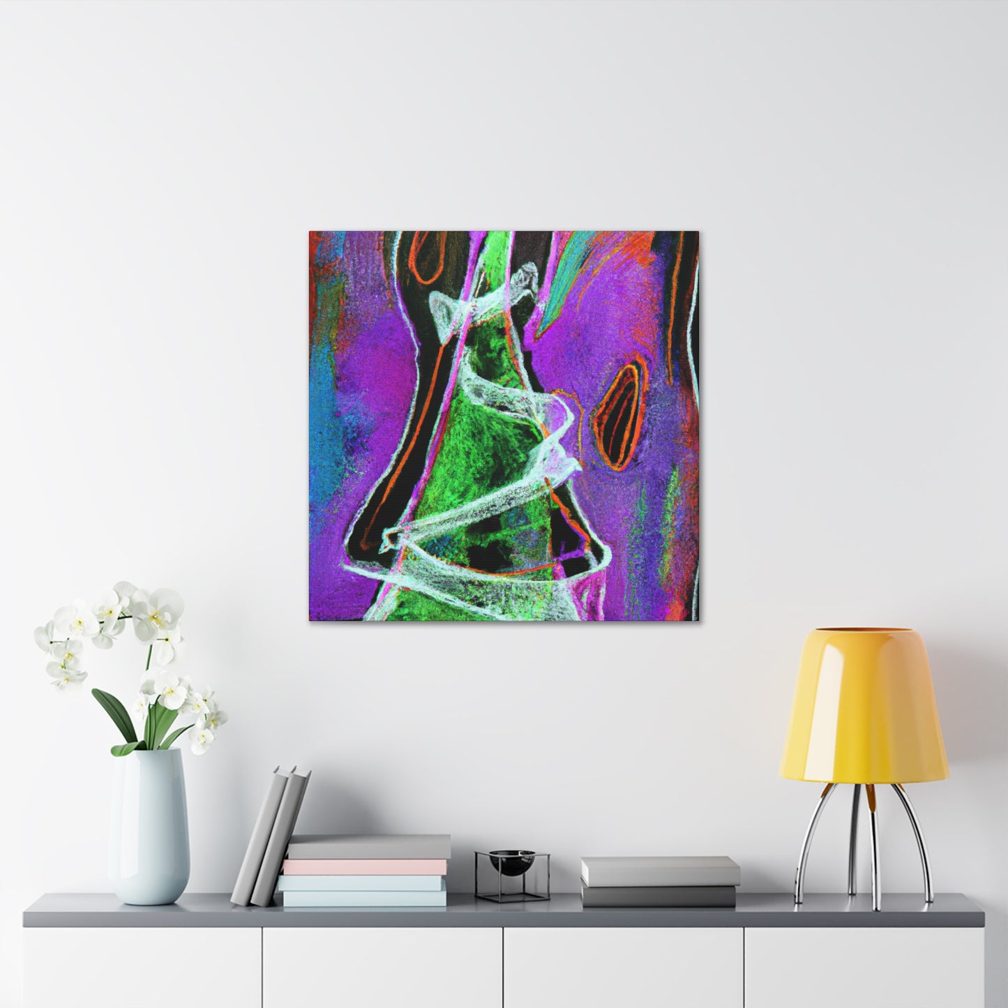 "Surreal Christmas Treefest" - Canvas