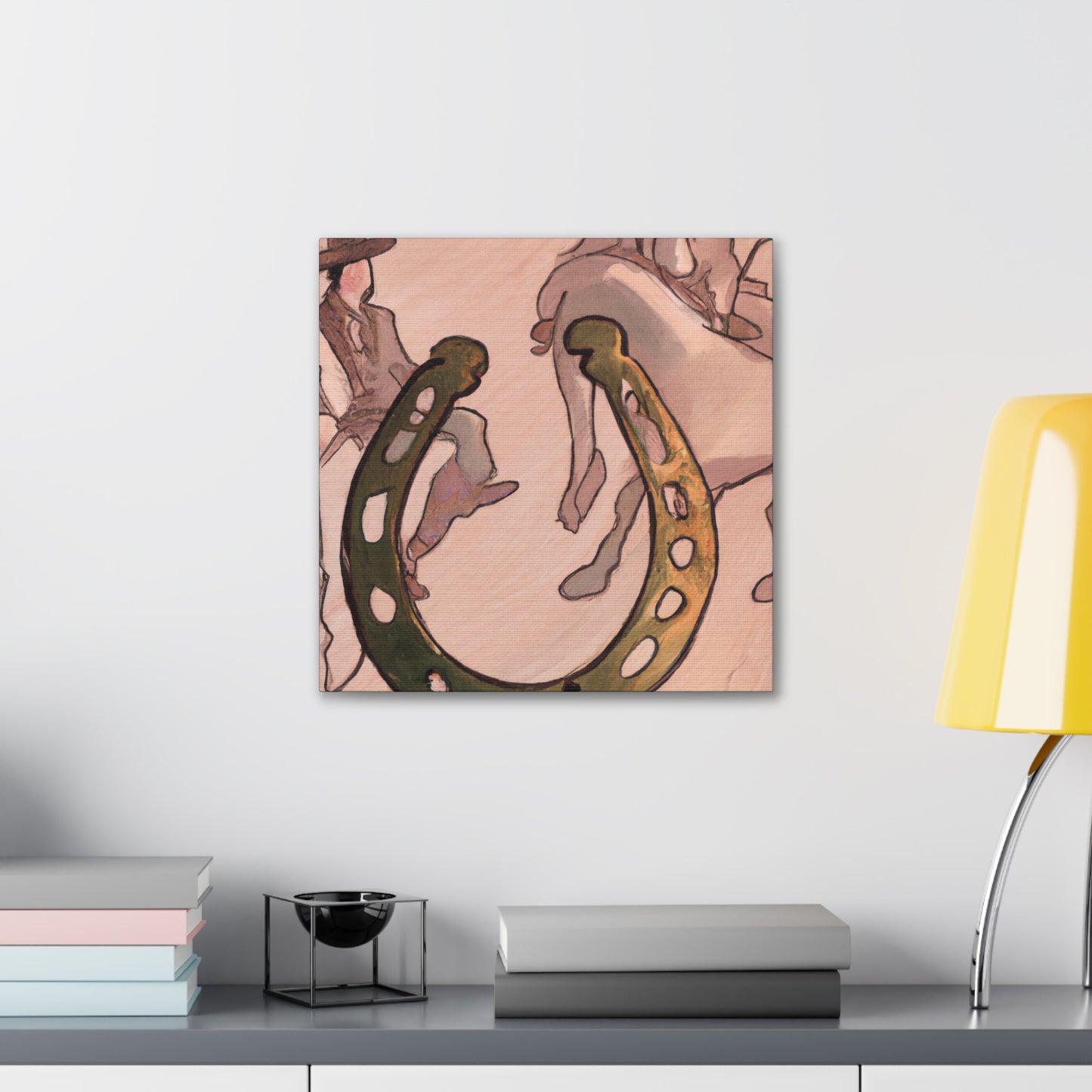 "Horseshoe of Elegance" - Canvas