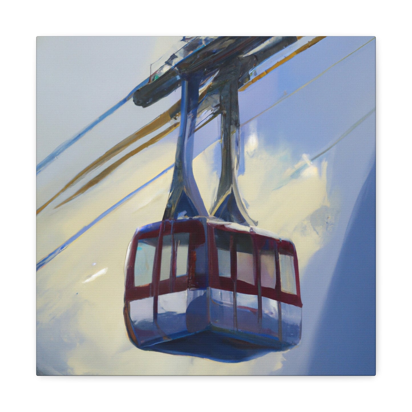 Cable Car Dreamsscape - Canvas