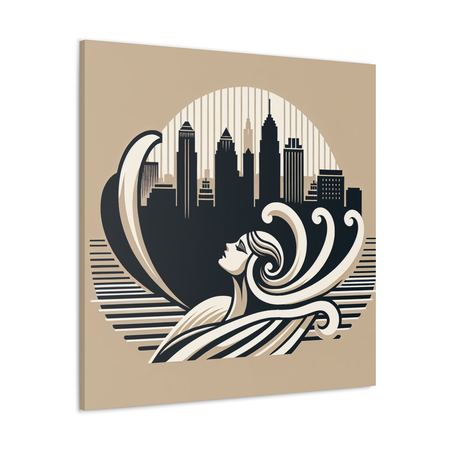 Glorious Jazz Age City - Canvas