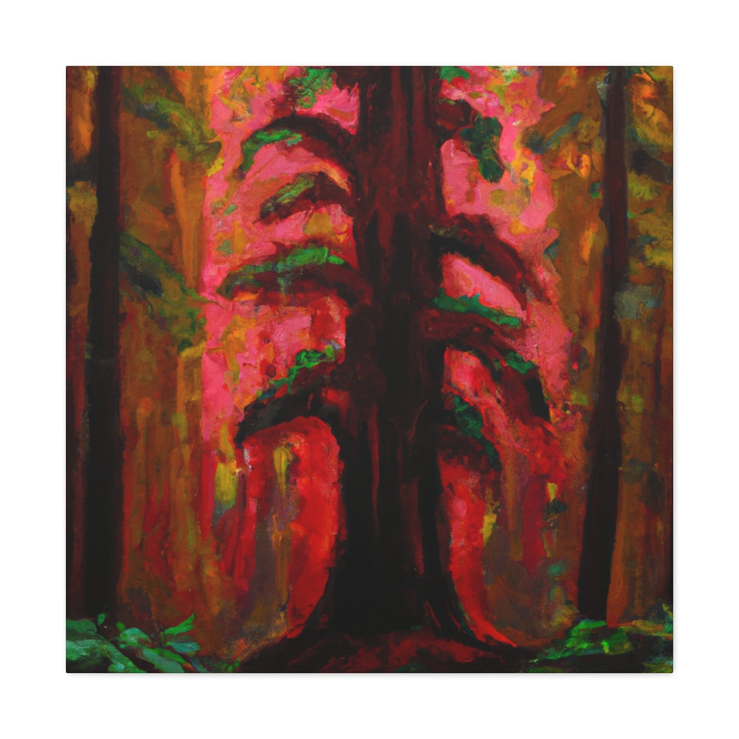 Redwood in Expressionism - Canvas