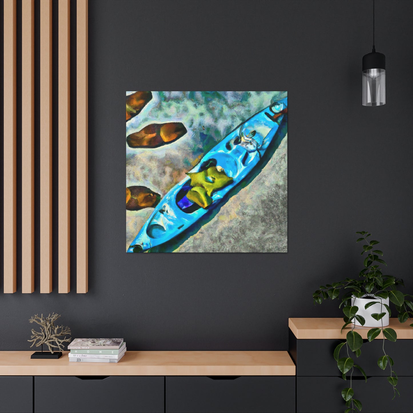 KAYAKING INTO SURREALISM - Canvas