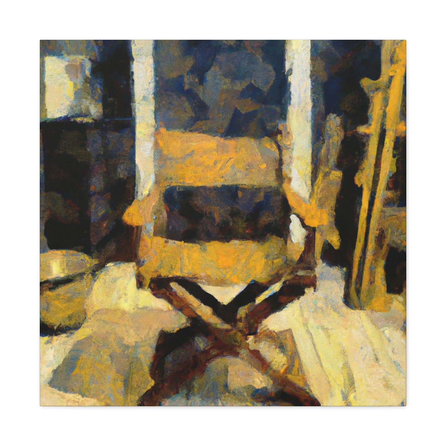 Directors Chair Reflection - Canvas