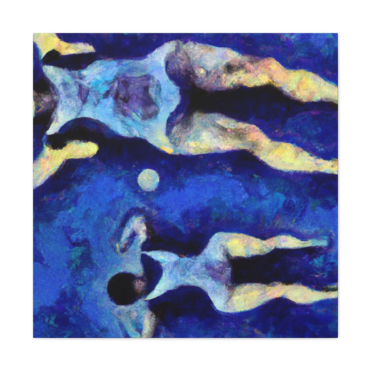 Swimmers in Flow State - Canvas