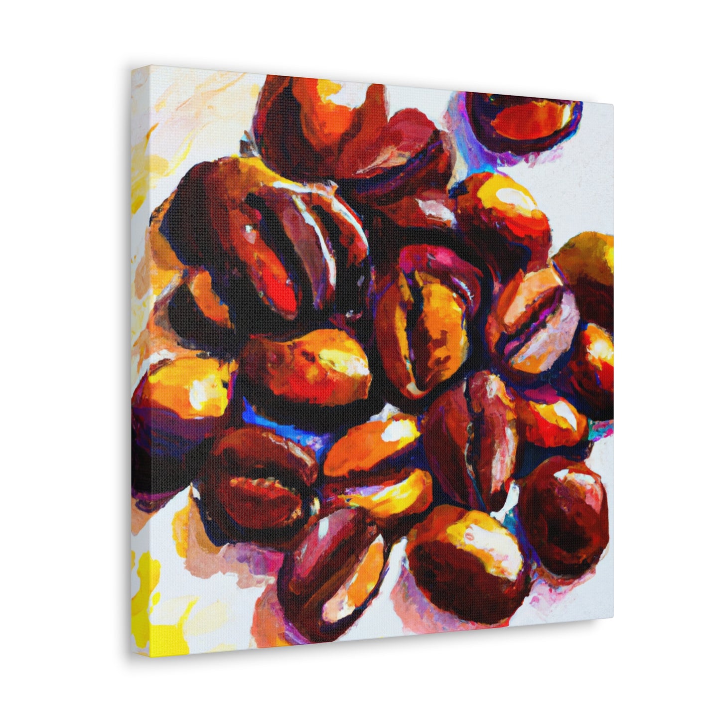 Cup of Coffee Beans - Canvas